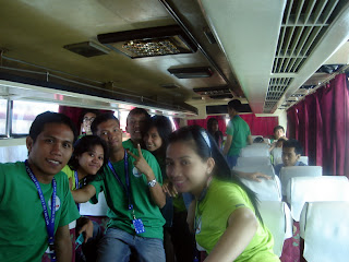 February 27: Students board the chartered bus for a whole day tour.