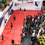 Aerial view of the Female Novice Category