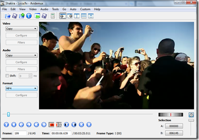 Avidemux MP4 converter Avidemux