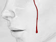 Blood On White Face