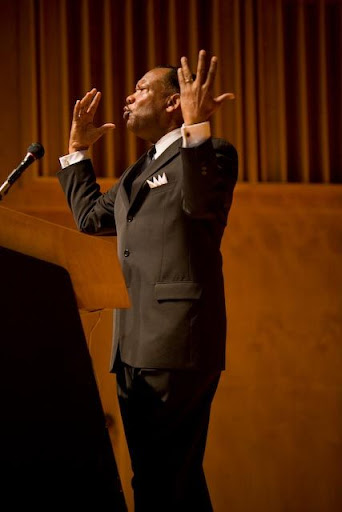 Actor and public speaker Jim Lucas says he tries to embody the spirit and message of Dr. Martin Luther King, Jr., because he believes King was the single most influential individual on America's progress as a nation. (Photo courtesy of Drury University)