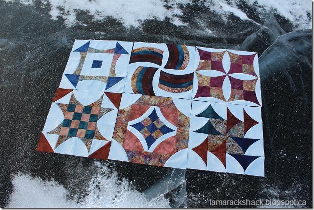 blocks on ice blocks on ice