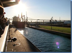 5195 Michigan - Sault Sainte Marie, MI - Soo Locks  - freighter Federal Patroller entering MacArthur Lock