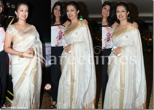 Gowthami_White_Silk_Saree Gowthami_White_Silk_Saree