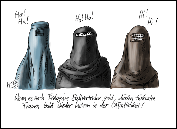 Stuttmann türkische Lachfrauen Stuttmann türkische Lachfrauen