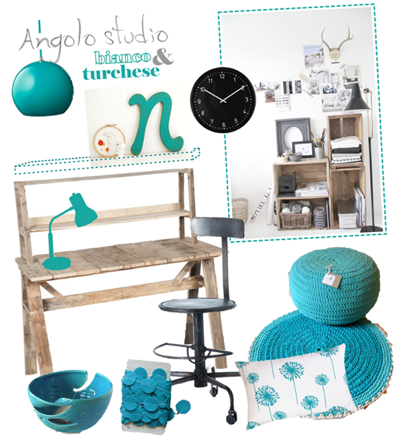 angolo studio_bianco_turchese_cassette_frutta_vannalisascafaria_my_studio