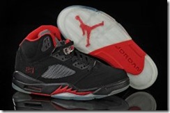 Jordan 5 Black Red