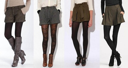 shorts with tights