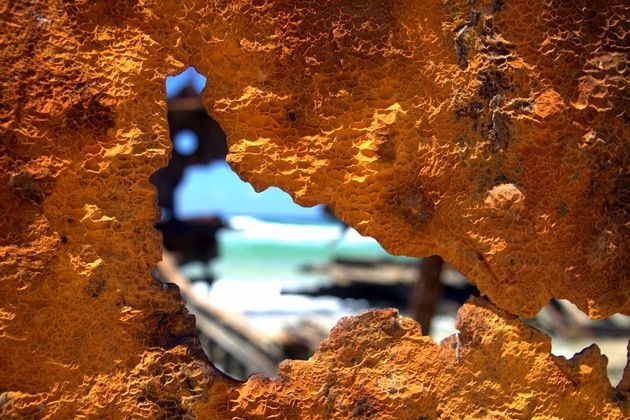 Rusted Metal Fraser Island Shipwreck
