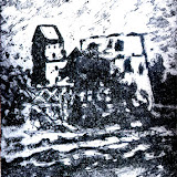Ex-libris de Musée Historique de Trakai - Lituanie 1998; C3 C5/eau-forte, aquatinte;