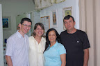 André com os amigos de SP