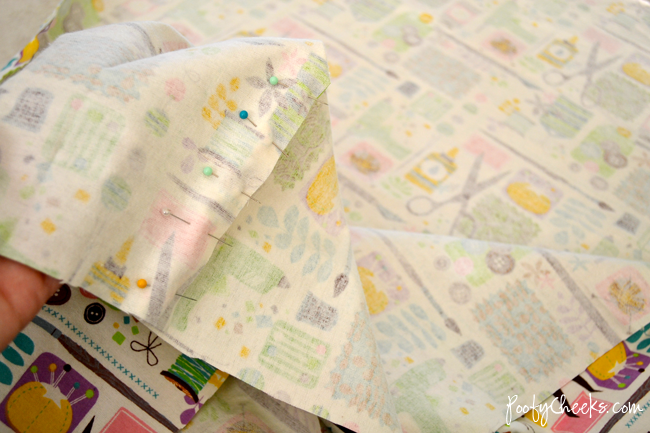 Fitted Crib Sheet Sewing Tutorial