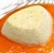 Miodowo-jaśminowa panna cotta z musem z imbiru i papai