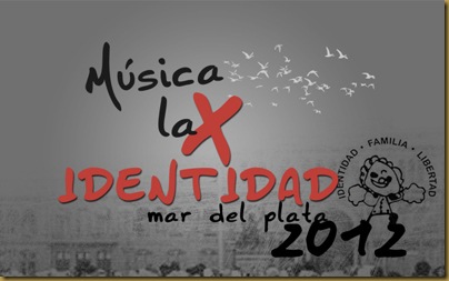 Afiche M&uacute;sica por la Identidad en Mar del Plata 2012
