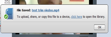 save trim video save trim video