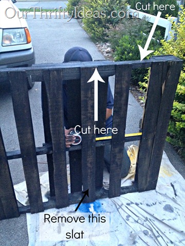 Timeout Bench from Wood Pallet
