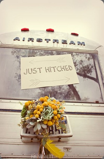 4 airstream wedding  bows and arrows dallas