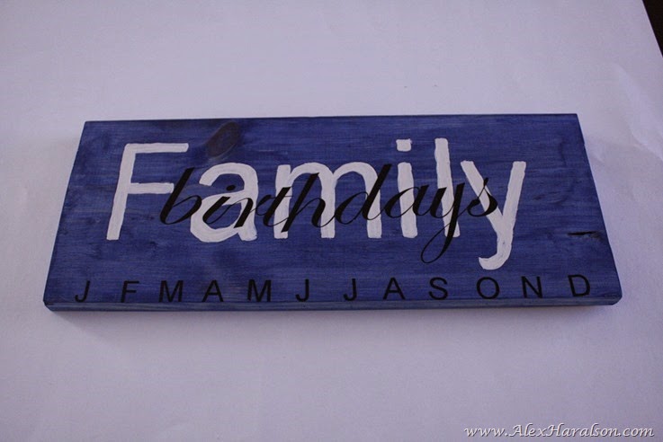 Family Birthday Board19