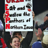 Griz fans brought theirs signs for the ESPN broadcast.