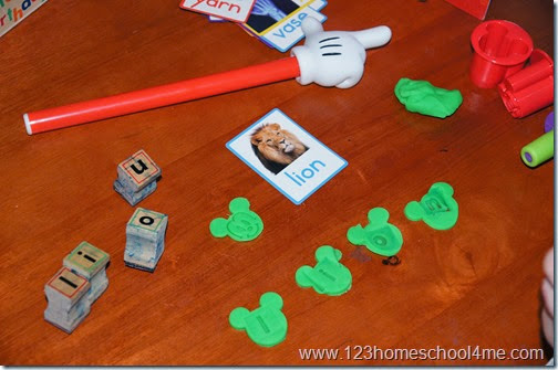 Preschoolers learn the Alphabet with Mickey Mouse Playdough Activity Hands on Learning with Disney Junior Mickey Mouse #Ready4Preschool #shop