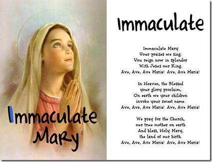 Immaculate Mary