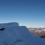 Les corniches de la crête du Sarrasi. Les corniches de la crête du Sarrasi.