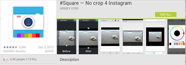 app ที่ไม่ตัด crop instagram
