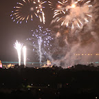 Trying to capture the fireworks at Disney's Epcot from the balcony of the presidential lounge at the hotel. There was a storm happening at the same time!