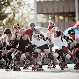 The Hellgate Rollergirls are on the brawl.