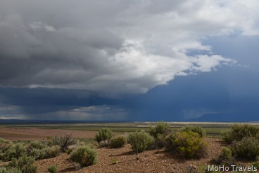 morning storms near Plush Oregon
