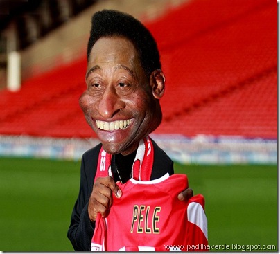 Caricatura Pelé