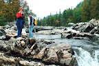 Hiking near Mountain View Lodge in Searchmont, Northern Ontario