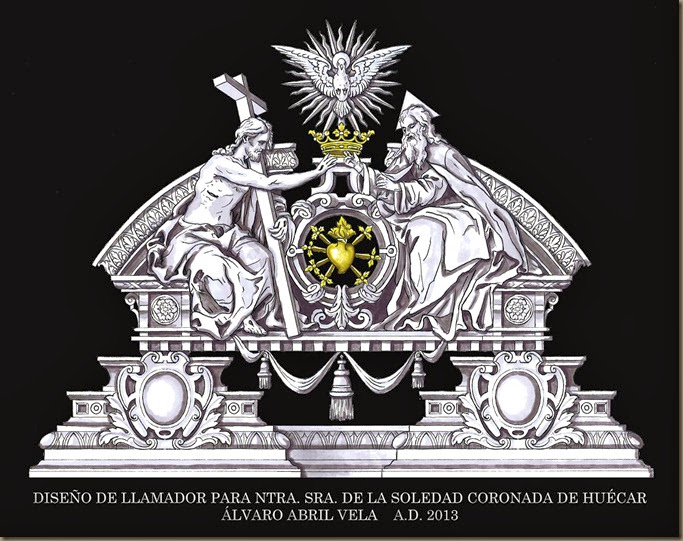 DISEÑO DE LLAMADOR ORFEBRERIA ALVARO ABRIL VELA 2014 SOLEDAD CORONADA HUESCAR GRANADA DISEÑO DE LLAMADOR ORFEBRERIA ALVARO ABRIL VELA 2014 SOLEDAD CORONADA HUESCAR GRANADA