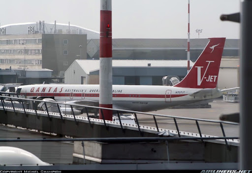 John Travolta Boeing 707-138B N707JT March 31, 2007 Euroairport . John Travolta Boeing 707-138B N707JT March 31, 2007 Euroairport .