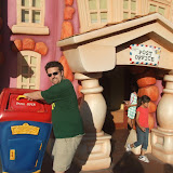 Trying to Get Into the Mailbox in Toon Town