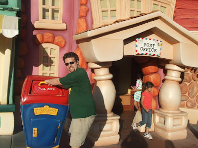 Trying to Get Into the Mailbox in Toon Town