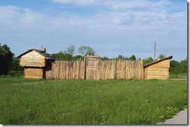 A Replica of old Logan's Station or Fort at the original site