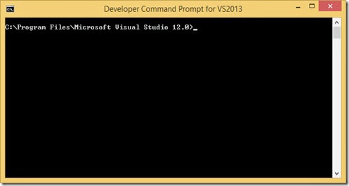 Developer Command Prompt Developer Command Prompt