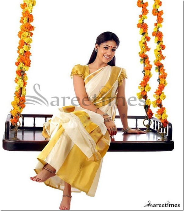 Nayanathara_Kerala_Traditional_Saree