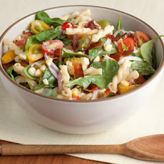 Corn and Pasta Salad with Homemade Ranch Dressing