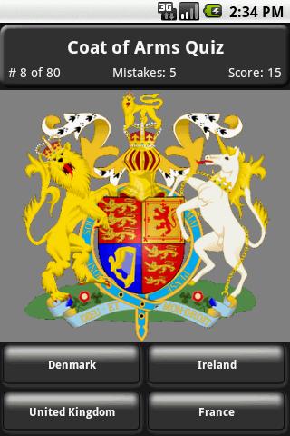 Coat of Arms Quiz