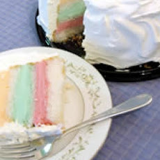 Rainbow Sherbet Cake
