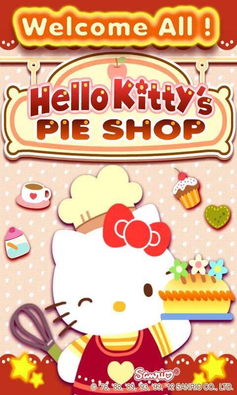 Android application Hello Kitty's Pie Shop screenshort