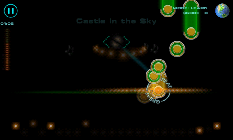 Android application Magic Flute screenshort