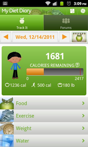 my-diet-diary-calorie-counter for android screenshot