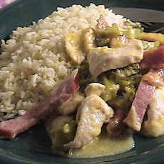 Chicken Broccoli Cordon Bleu Casserole
