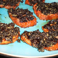 Slow Roasted Tomato and Olive Appetizer