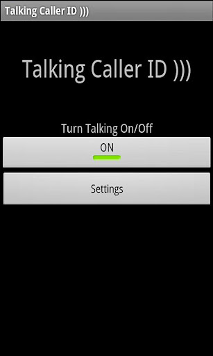 Talking Caller ID