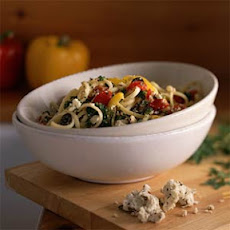 Bell Pepper-Feta Pasta Toss
