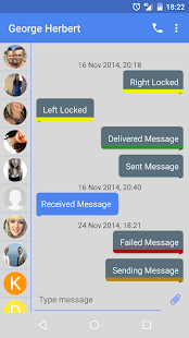 How to download EvolveSMS Folded Blue Material lastet apk for bluestacks